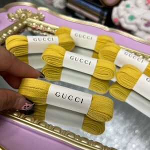 Gucci limited editions shoes laces new never never been used